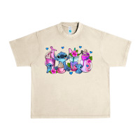 Sandshell stitch coffee cups Urban Heavy Tee - AdoDesignShop
