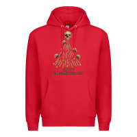 Red Happy Consumption Day Premium Hoodie - RanaPortraitStore