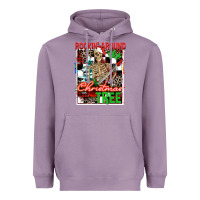 Lavender Rockin' around the Christmas tree skeleton Heavyweight Hoodie - NancyCooperArtShop