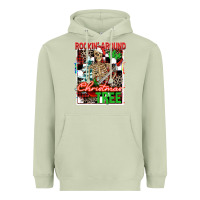 Matcha Rockin' around the Christmas tree skeleton Heavyweight Hoodie - NancyCooperArtShop