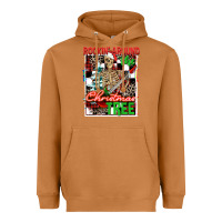 Meerkat Rockin' around the Christmas tree skeleton Heavyweight Hoodie - NancyCooperArtShop