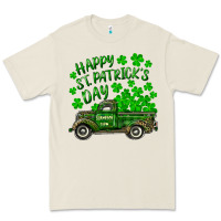 Bone happy st. patricks day shamrock farm truck Premium Tee - RanaPortraitStore