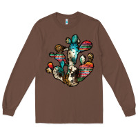 Chestnut serape cactus Long Sleeve Tee - JahusDesignShop