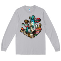 Moon Dust serape cactus Long Sleeve Tee - JahusDesignShop