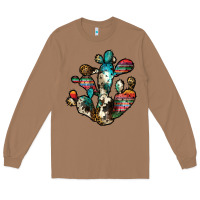 Toasted Coconut serape cactus Long Sleeve Tee - JahusDesignShop