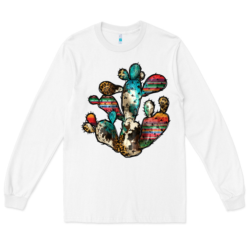 Serape Cactus Long Sleeve Tee by JahusDesignShop | Teevron