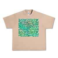 Burro green leopard glitter Urban Heavy Tee - JahusDesignShop