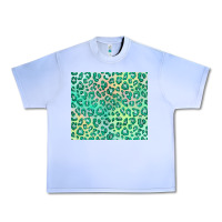 Grape Ice green leopard glitter Urban Heavy Tee - JahusDesignShop