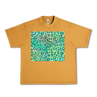 Peanut Butter green leopard glitter Urban Heavy Tee - JahusDesignShop