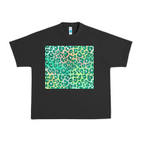 Pigment Black green leopard glitter Urban Heavy Tee - JahusDesignShop