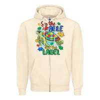Sandshell see the able not the label Zipper Hoodie - MaliasSmallBusiness