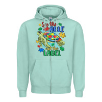 Seafoam see the able not the label Zipper Hoodie - MaliasSmallBusiness
