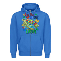 True Royal see the able not the label Zipper Hoodie - MaliasSmallBusiness