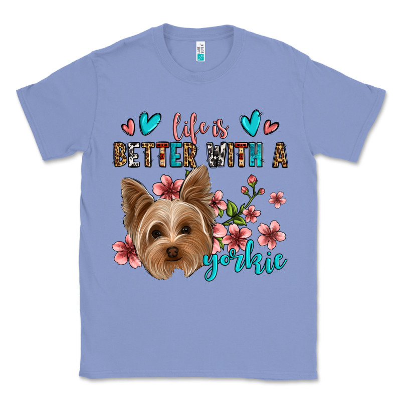 Life Is Better With A Yorkie Classic Tee by Jasminsmagicworld | Teevron