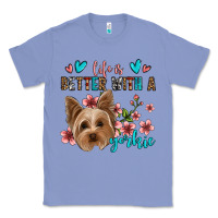 Colony Blue life is better with a yorkie Classic Tee - Jasminsmagicworld