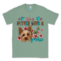 Sage life is better with a yorkie Classic Tee - Jasminsmagicworld