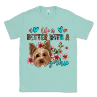 Seafoam life is better with a yorkie Classic Tee - Jasminsmagicworld