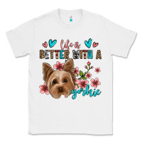 White life is better with a yorkie Classic Tee - Jasminsmagicworld