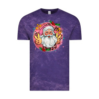 Cloud Purple merry christmas peace santa Vintage Tee - AdoDesignShop