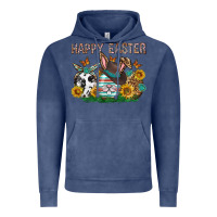 Vintage Denim Western Happy Easter Vintage Hoodie - Neo Western