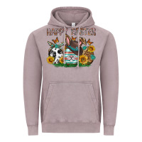 Vintage Zinc Western Happy Easter Vintage Hoodie - Neo Western