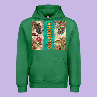 Oklahoma Urban Hoodie Designed By Tumblerdesignbyshophia