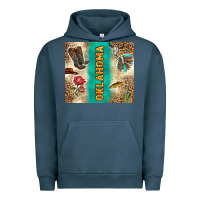Pigment Midnight Navy Oklahoma Urban Hoodie - TumblerDesignByShophia