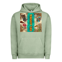 Pigment Oil Green Oklahoma Urban Hoodie - TumblerDesignByShophia