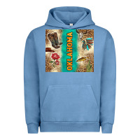 Pigment Pebble Blue Oklahoma Urban Hoodie - TumblerDesignByShophia