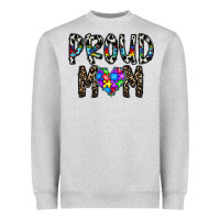 Proud Mom Heavyweight Sweatshirt | Teevron