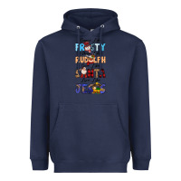 Navy Dance Like Frosty Shine Like Rudolph Give Like Heavyweight Hoodie - MaliasSmallBusiness