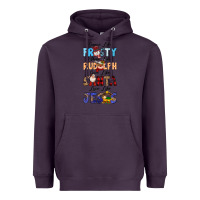 Plum Dance Like Frosty Shine Like Rudolph Give Like Heavyweight Hoodie - MaliasSmallBusiness