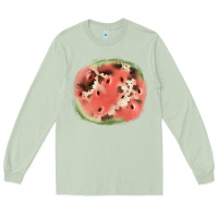 Matcha watermelon cowhide patch3 Long Sleeve Tee - JahusDesignShop