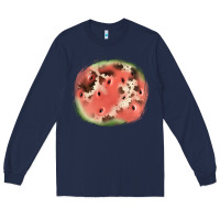 Navy watermelon cowhide patch3 Long Sleeve Tee - JahusDesignShop