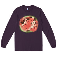 Plum watermelon cowhide patch3 Long Sleeve Tee - JahusDesignShop