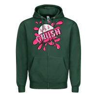 Sports Green crush breast cancer Zipper Hoodie - MaliasSmallBusiness