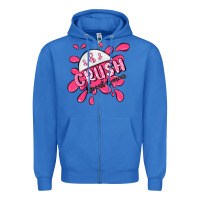 True Royal crush breast cancer Zipper Hoodie - MaliasSmallBusiness