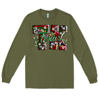 Army Green texas tx christmas Long Sleeve Tee - AdoDesignShop