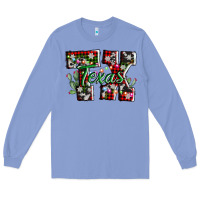Colony Blue texas tx christmas Long Sleeve Tee - AdoDesignShop