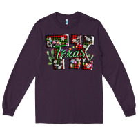 Plum texas tx christmas Long Sleeve Tee - AdoDesignShop
