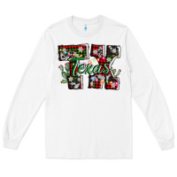 White texas tx christmas Long Sleeve Tee - AdoDesignShop