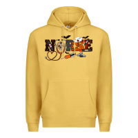 Antique Gold Halloween Nurse Premium Hoodie - RanaPortraitStore