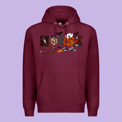 Halloween Nurse Premium Hoodie Designed By Ranaportraitstore
