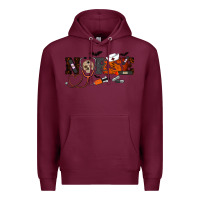 Burgundy Halloween Nurse Premium Hoodie - RanaPortraitStore