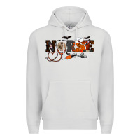 Dove Grey Halloween Nurse Premium Hoodie - RanaPortraitStore