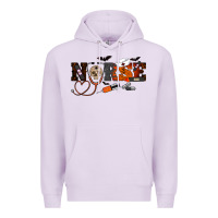 Lilac Halloween Nurse Premium Hoodie - RanaPortraitStore