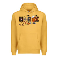 Mustard Halloween Nurse Premium Hoodie - RanaPortraitStore