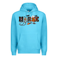 Ocean Blue Halloween Nurse Premium Hoodie - RanaPortraitStore