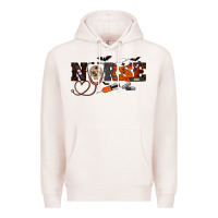 Pale Pink Halloween Nurse Premium Hoodie - RanaPortraitStore