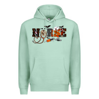 Seafoam Halloween Nurse Premium Hoodie - RanaPortraitStore